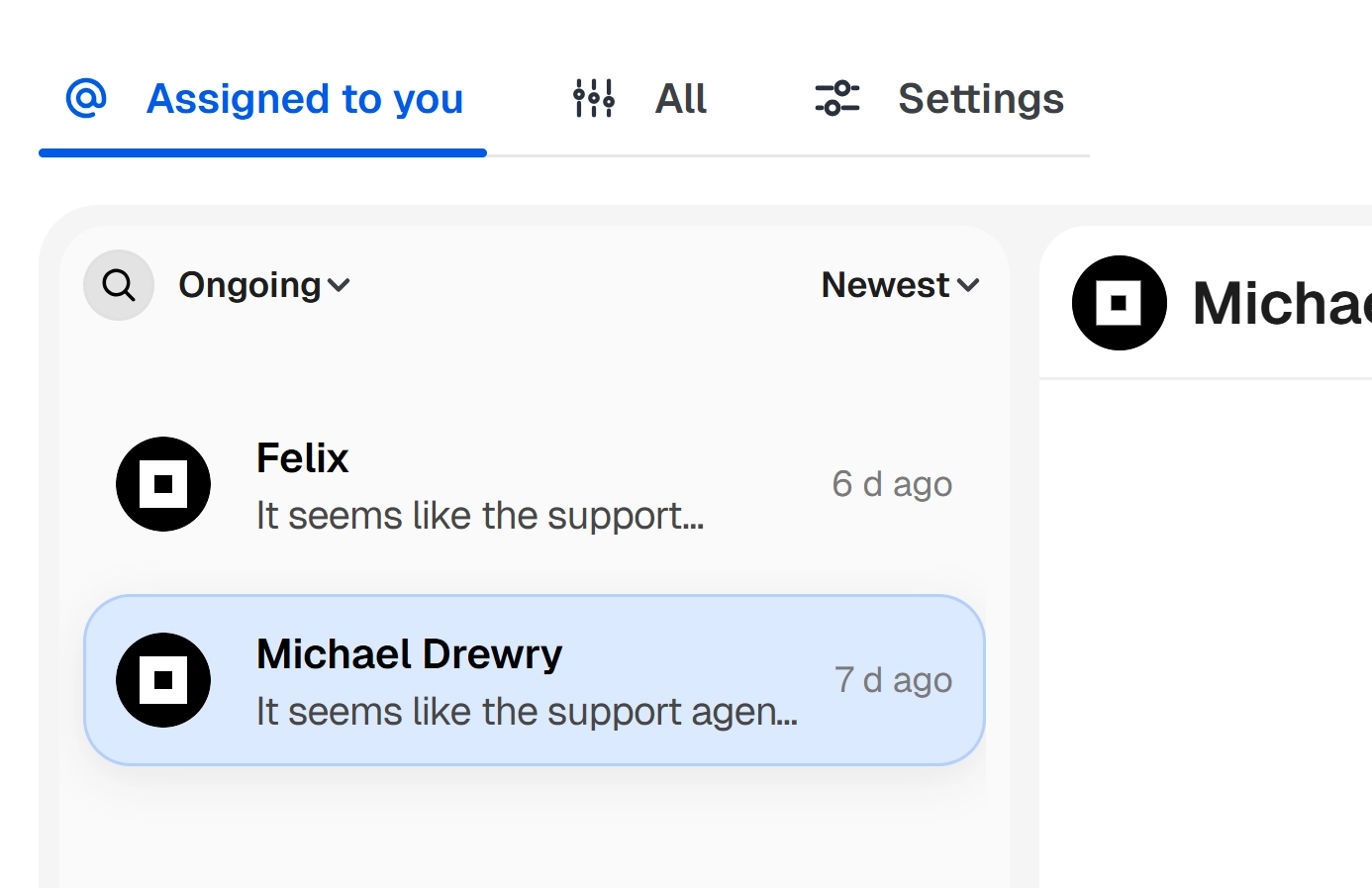 Keep tickets linked to conversations